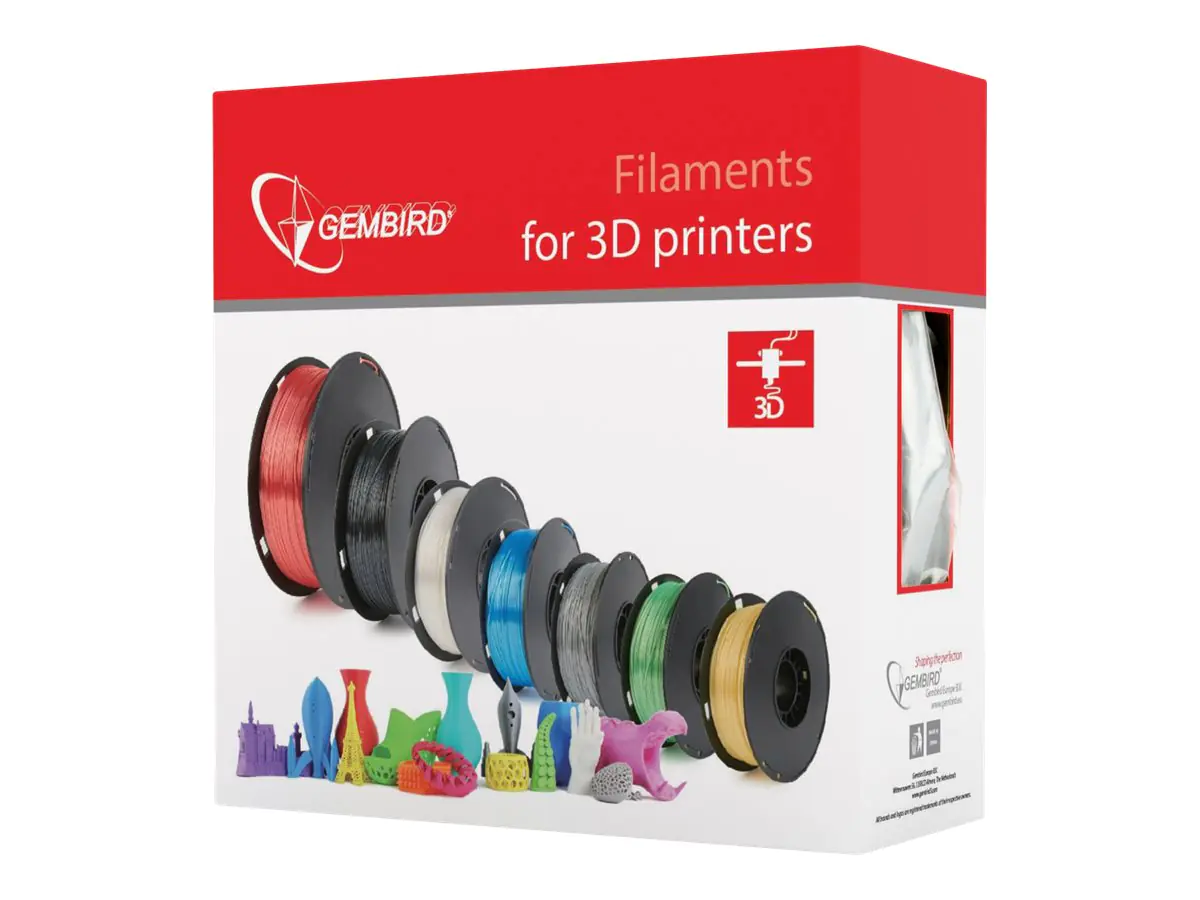 Gembird Rot - 1 kg - 330 m - PLA+ Filament (3D)