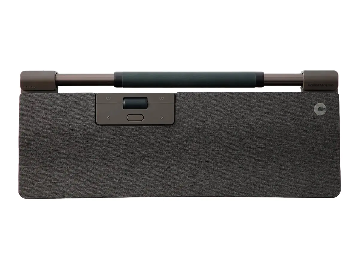 Contour RollerMouse Pro - Central pointing device - normal - ergonomisch - 6 Tasten - kabelgebunden - USB - Dunkelgrau