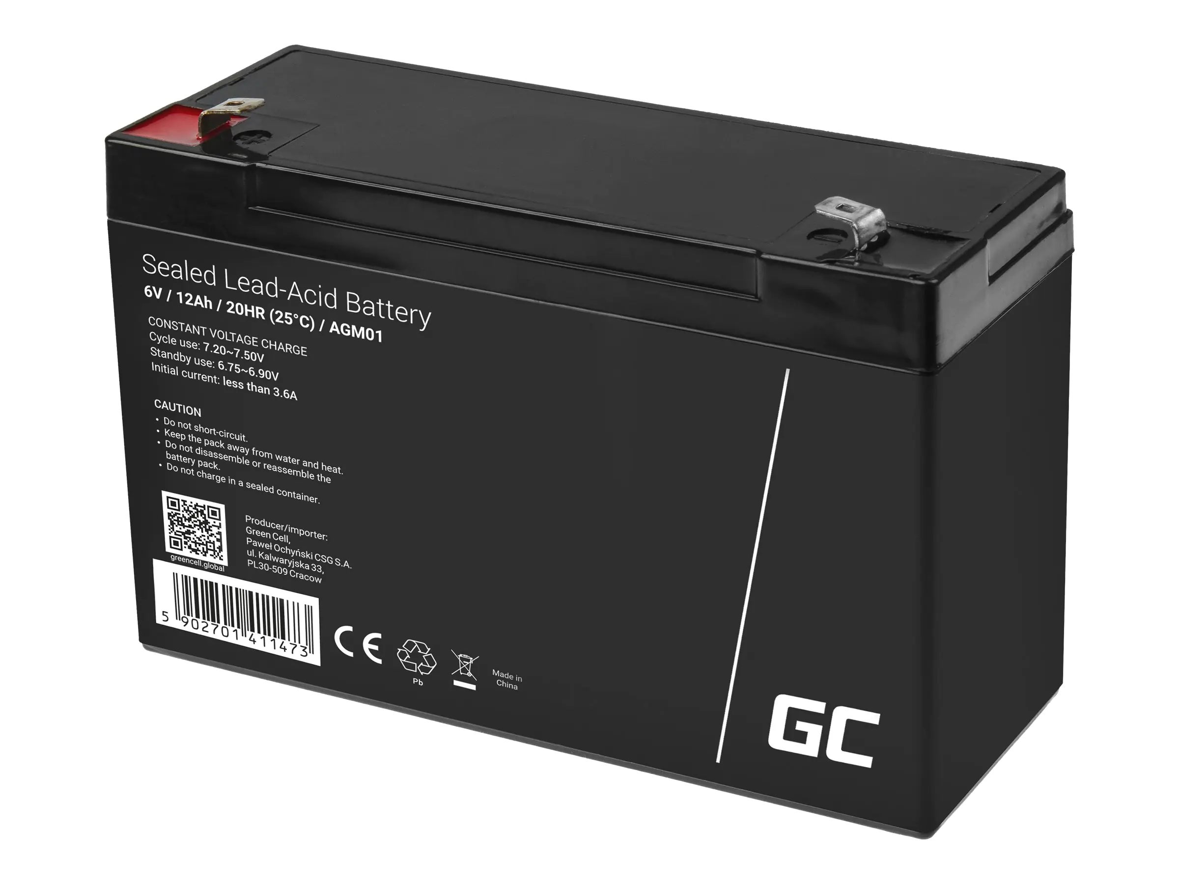 Green Cell USV-Akku - 1 x Batterie - Sealed Lead Acid (SLA)