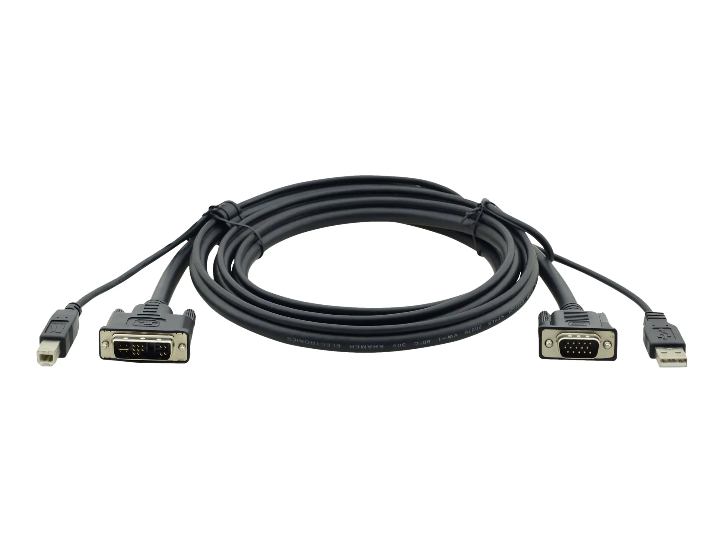 Kramer Electronics Kramer C-KVM/3-6 - Tastatur- / Video- / Maus- (KVM-)
