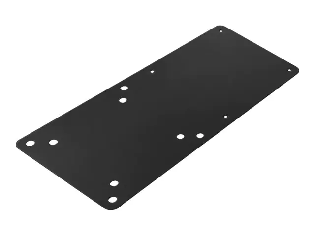 ICY BOX IB-MSA103-VM - Montagekomponente (VESA-Halterung) - für Mini-PC - Stahl - Schwarz - hinter Flatpanel