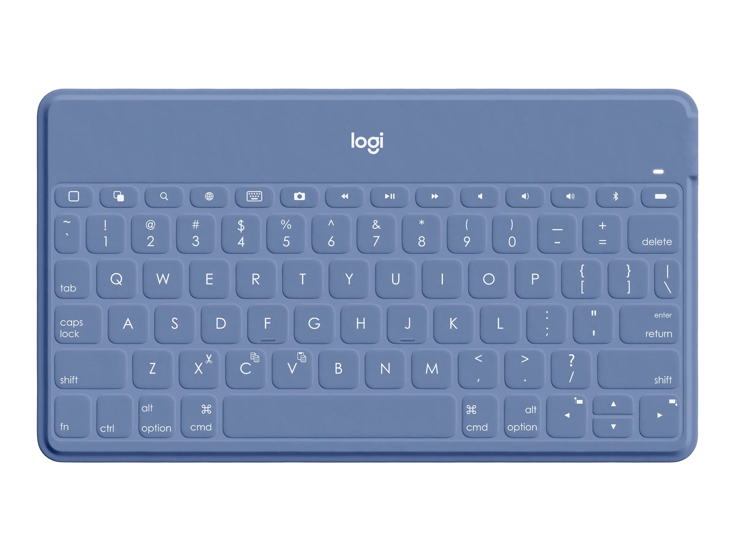 Logitech Keys-To-Go - Tastatur - kabellos - Bluetooth - QWERTY - US International - Classic Blue
