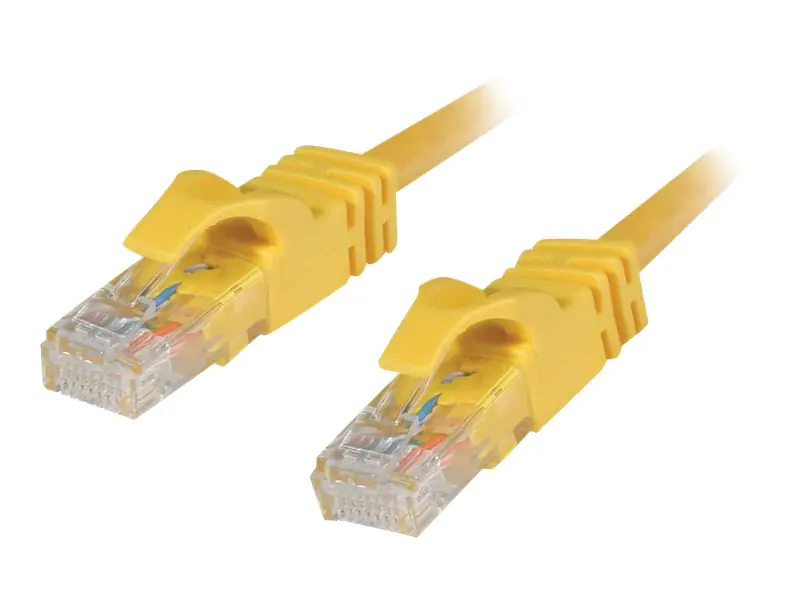 C2G Cat6 Booted Unshielded (UTP) Network Patch Cable - Patch-Kabel - RJ-45 (M) zu RJ-45 (M) - 7 m - UTP - CAT 6 - geformt, ohne Haken, verseilt - Gelb
