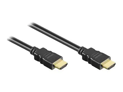 ALCASA Elektronik - HDMI-Kabel mit Ethernet - HDMI männlich zu HDMI männlich - 5 m - Schwarz
