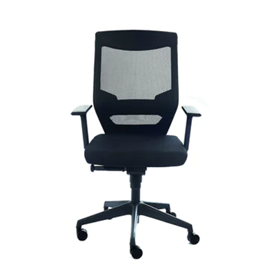rocada Bürodrehstuhl 45-54cm Wippmechanik Rolle ungebremst (für Teppichboden) Kunststoff schwarz