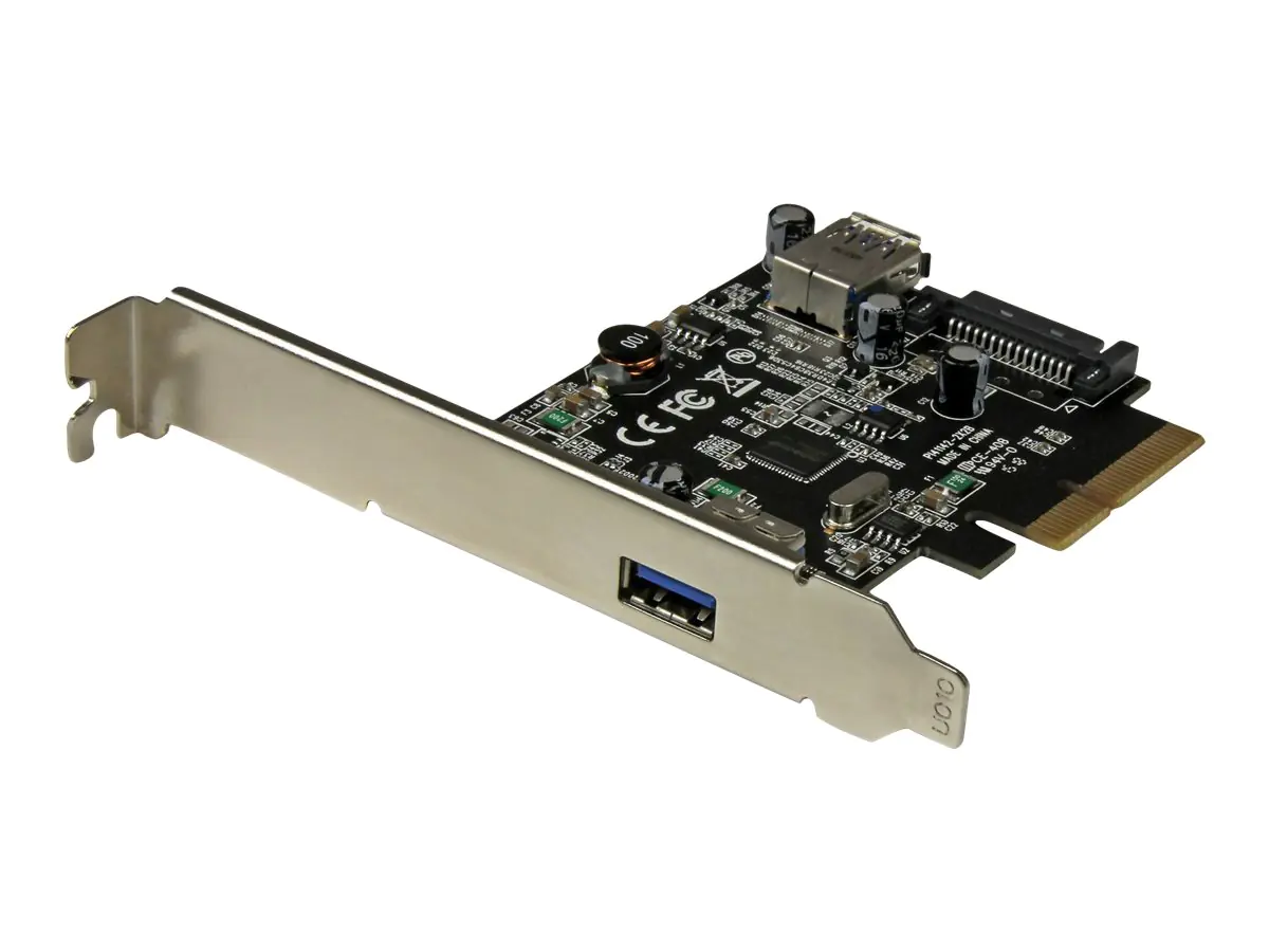 StarTech 2 Port USB 3.1 (10Gbit/s) PCIe Karte - USB-A, 1x Extern, 1x Intern - PCI Express - Unterstützt UASP - USB-Adapter - PCIe x4 Low-Profile - USB 3.1 x 2 - für P/N: USB312SAT3, USB31C2SAT3