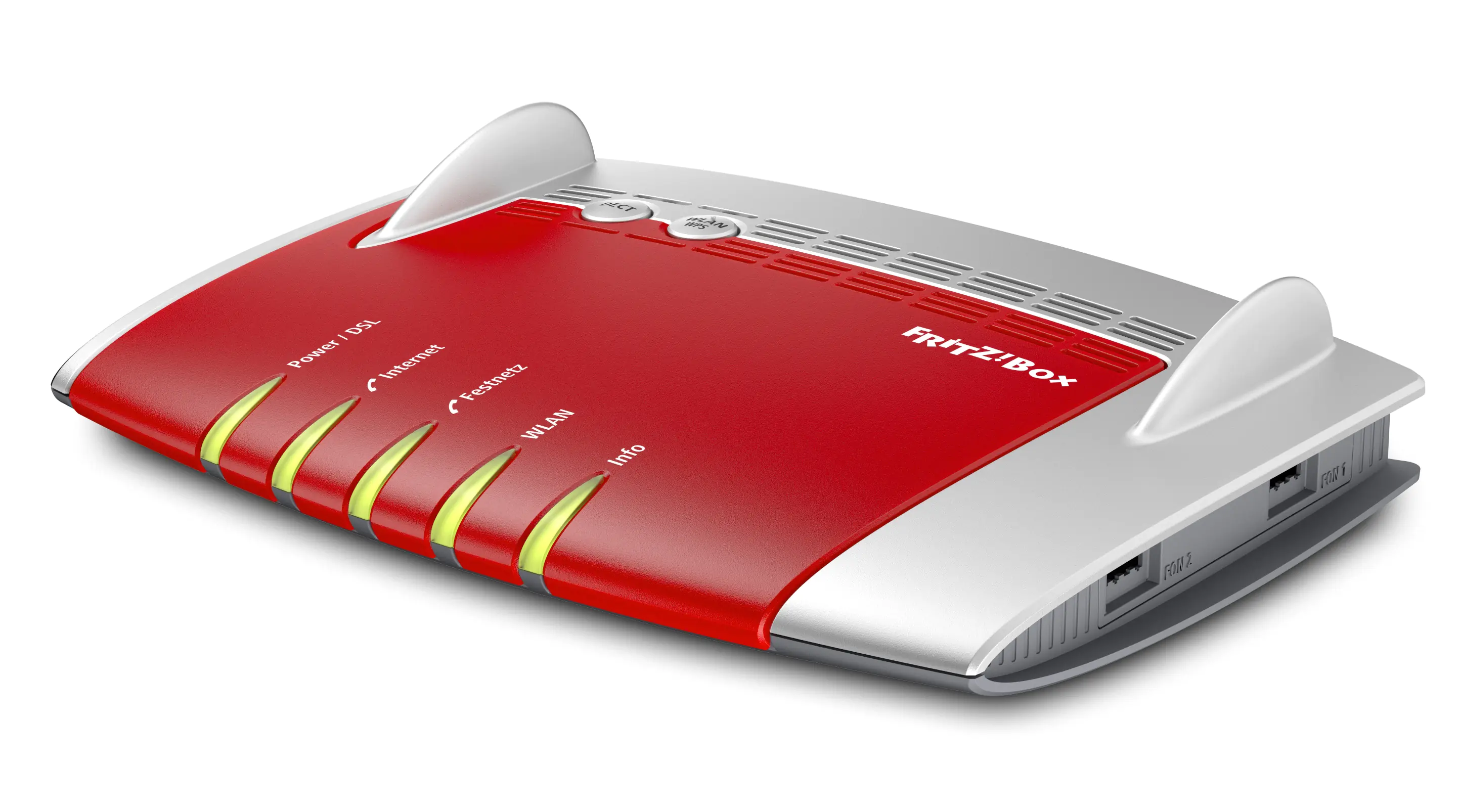 AVM FRITZ!Box 7490 - Wireless Router - DSL-Modem - 4-Port-Switch - GigE - 802.11a/b/g/n/ac - Dual-Band - VoIP-Telefonadapter (DECT)