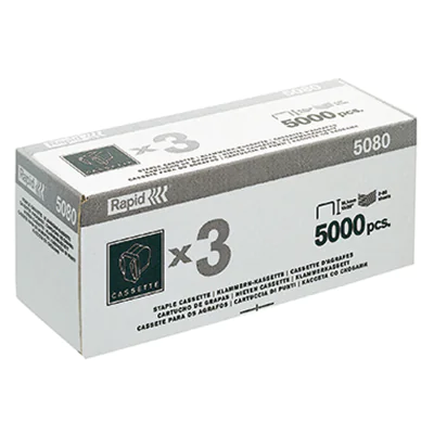 Rapid Heftkassette 5080e 20993700 Stahl verzinkt 5.000Klammern