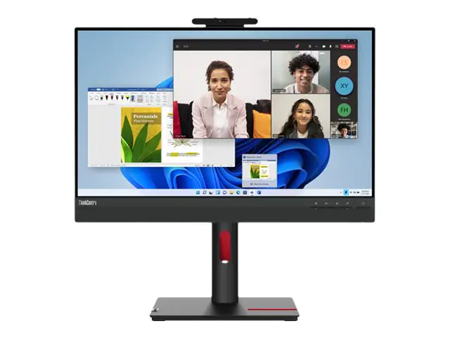 Lenovo ThinkCentre Tiny-in-One 24 Gen 5 - LED-Monitor - 61 cm (24") (23.8" sichtbar) - 1920 x 1080 Full HD (1080p) @ 60 Hz - IPS - 250 cd/m² - 1000:1 - 4 ms - HDMI, DisplayPort - Lautsprecher - Raven Black