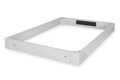 DIGITUS Sockel für Serverschränke der Unique Serie - 800x1200 mm (BxT), Regal-Sockel, Hellgrau, 1 Stück(e) DN-19 PLINTH-8/12-1