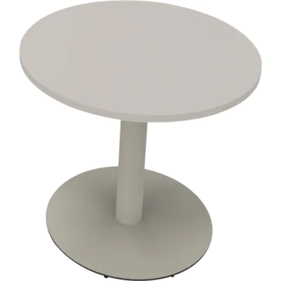 Bespr.ti. Rund Tellerfuß Rund 800xH720 si/Lichtgrau