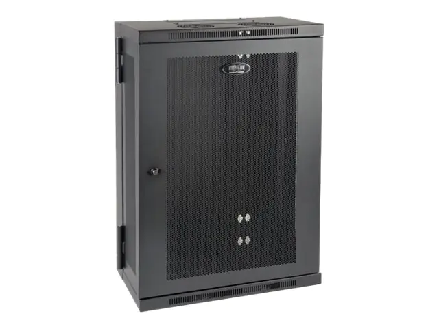 Tripp Eaton Tripp Lite Series 18U Wall Mount Rack Enclosure Server Cabinet Hinged Wallmount 13" Depth - Schrank Netzwerkschrank - geeignet für Wandmontage - Schwarz - 18U - 48.3 cm (19") SRW18US13