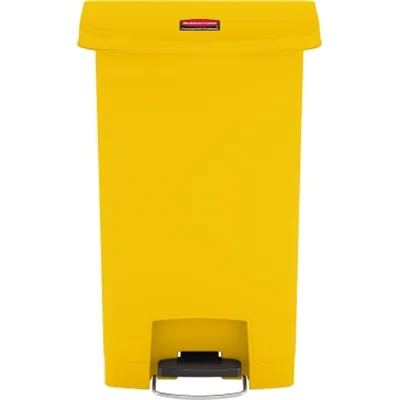 Rubbermaid Tretabfalleimer Slim Jim 1883575 Kunststoff 50l gelb