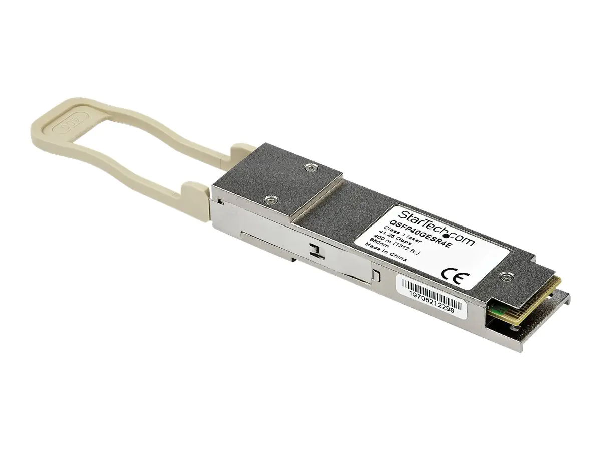 StarTech.com QSFP-40G-SR4-S-ST Transceiver Modul (QSFP Module, 40GBase-SR4 Cisco kompatibel, Glasfaser, 850nm, MPO Multimode mit DDM)