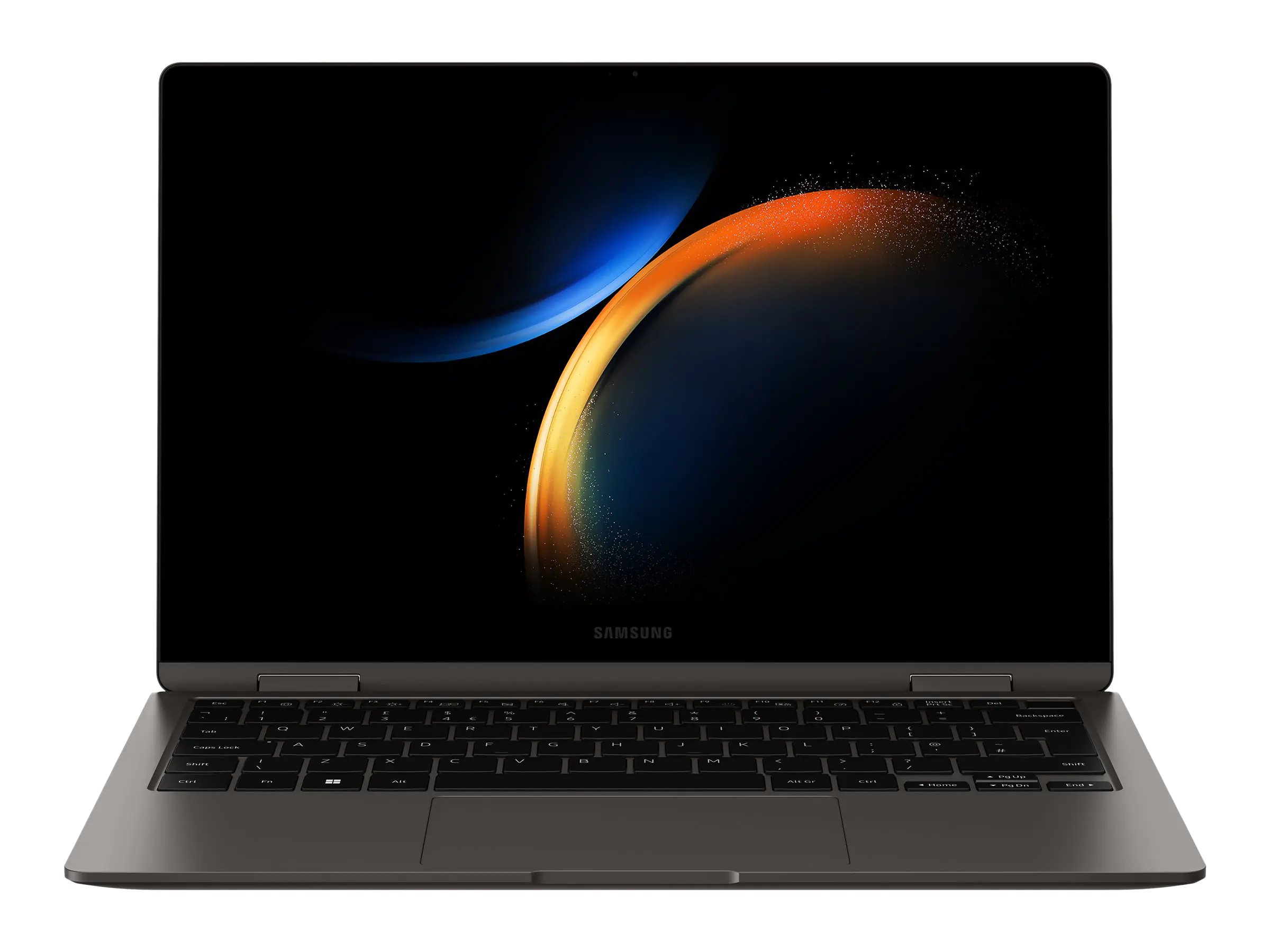 Samsung Galaxy Book3 360 - Flip-Design - Intel Core i7 1360P / 2.2 GHz - Evo - Win 11 Home - Intel Iris Xe Grafikkarte - 16 GB RAM - 1 TB SSD NVMe - 33.8 cm (13.3") AMOLED Touchscreen 1920 x 1080 (Full HD) @ 120 Hz - Wi-Fi 6E - Graphite
