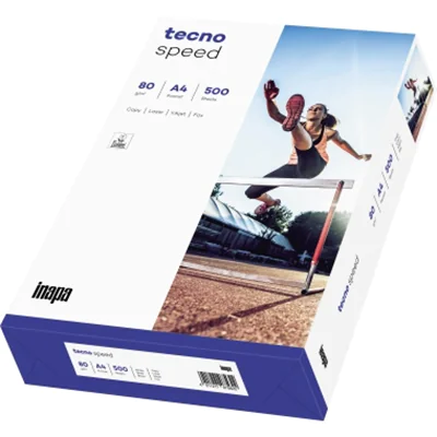 inapa tecno Kopierpapier Speed 2100011401 A4 80g 500 Bl./Pack.