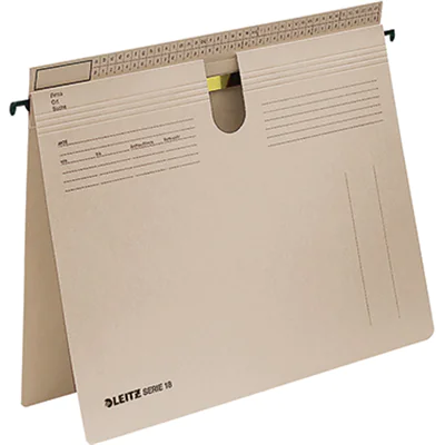 Leitz Hängehefter SERIE 18 DIN A4 250g/m² Manilakarton, recycelt grau 50 St./Pack.