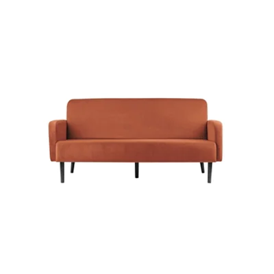PAPERFLOW 3-Sitzer Sofa LISBOA Samtbezug rost 74600854 LC3PV.01.27