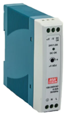 Barox PS-DIN-AC/12/20, Netzvermittlung, Drinnen, 85-264VAC, 120-370VDC, 20 W, 12VDC, Blau, Grau