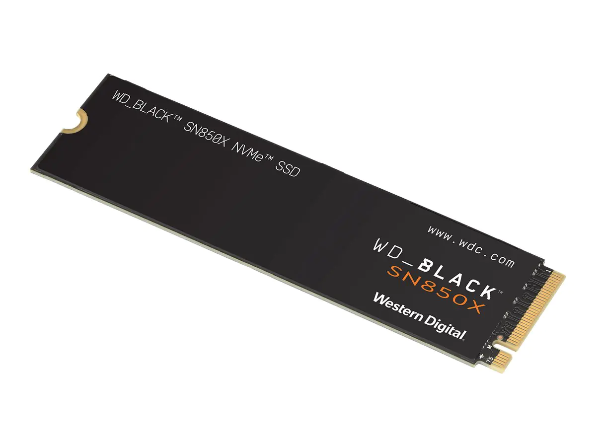 WD_BLACK SN850X NVMe SSD WDS100T2X0E - SSD - 1 TB - intern - M.2 2280 - PCIe 4.0 x4 (NVMe)