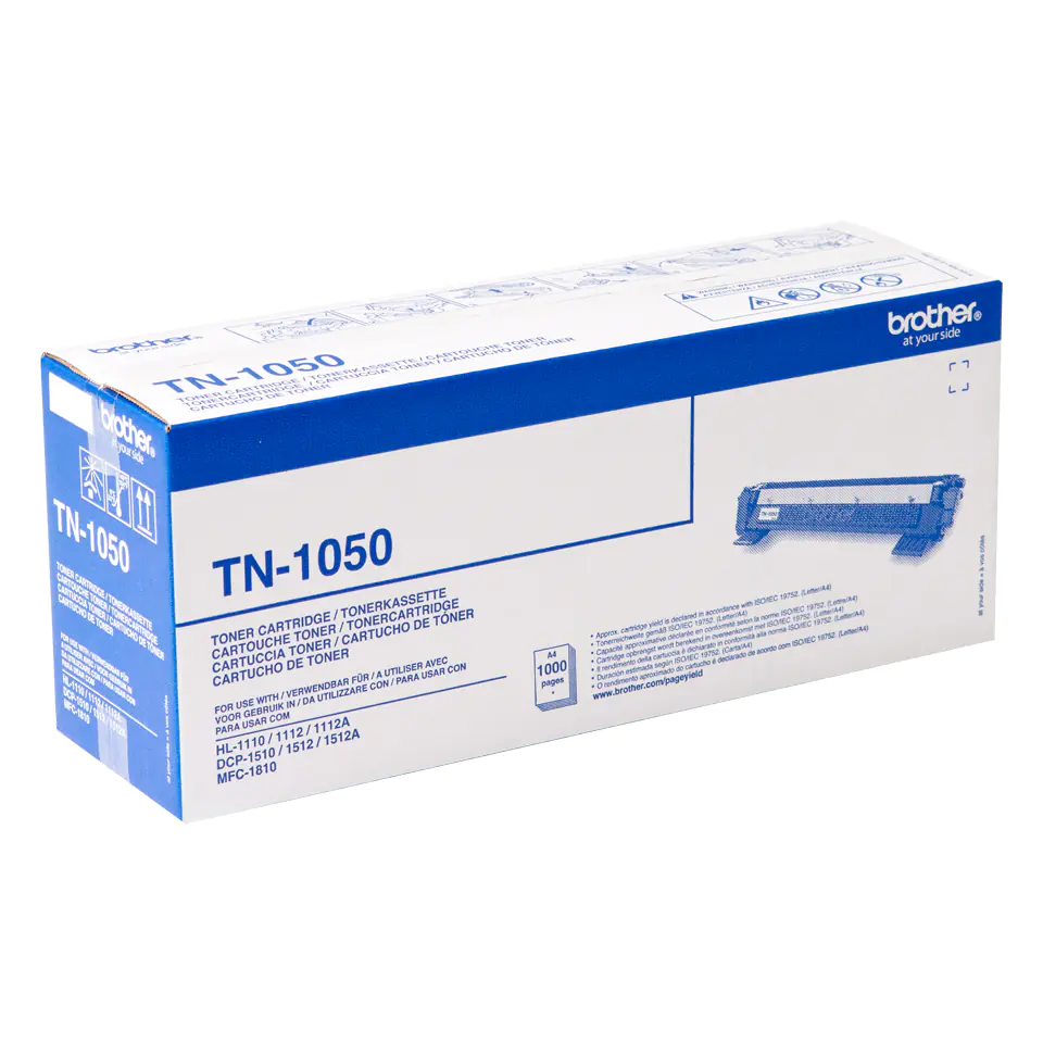 Brother TN1050 - Schwarz - original - Tonerpatrone - für Brother DCP-1510, 1512, 1610, 1612, HL-1112, 1210, 1212, MFC-1810, 1910