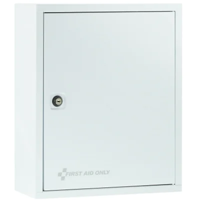 FIRST AID ONLY Verbandschrank nicht gefüllt Metall, lackiert weiß