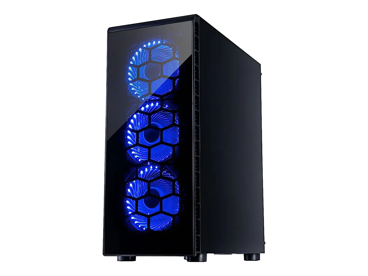 Inter-Tech CXC2 - Tower - ATX - Seitenteil mit Fenster (Acryl) - keine Spannungsversorgung - USB/Audio