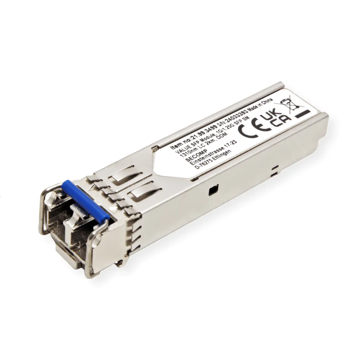 VALUE Generisches SFP LC 1G/1.25G SingleMode 2km DDM