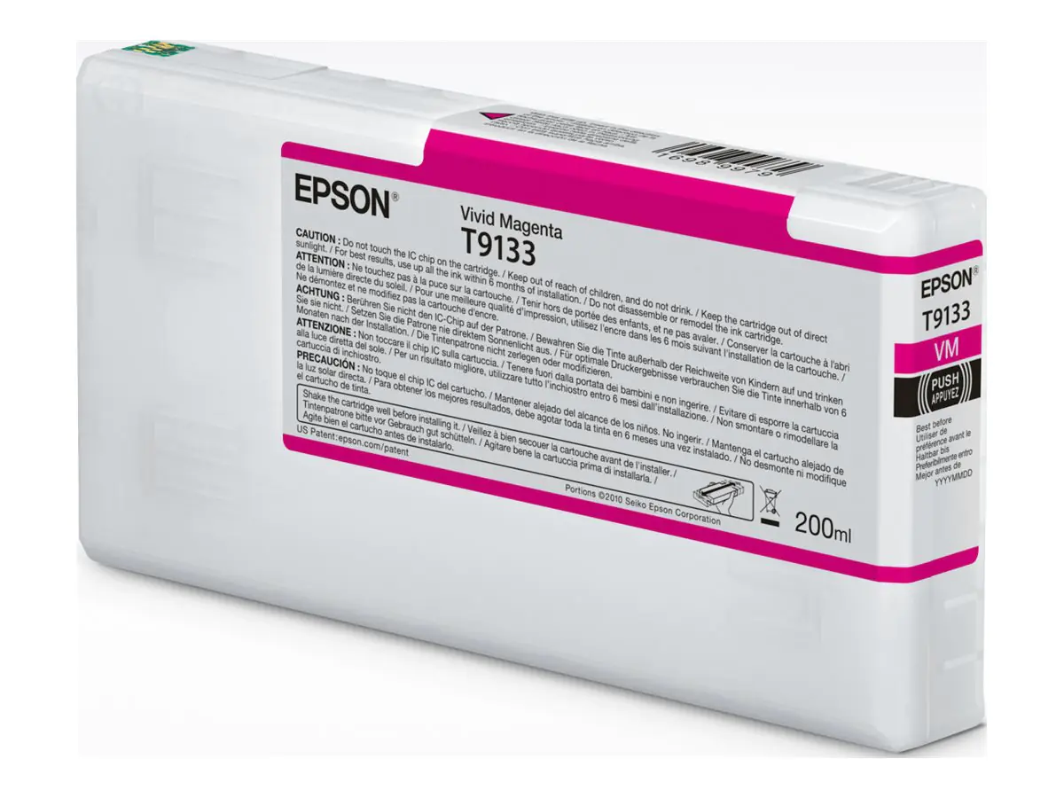 Epson Tinte T9133 C13T91330N Vivid Magenta 200 ml