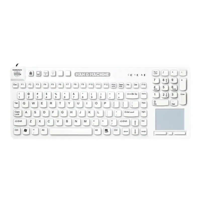 Medizin Tastatur Really Cool Touch Low Profile, wa sserdichte, desinfizierbare Premium Tastatur wei?