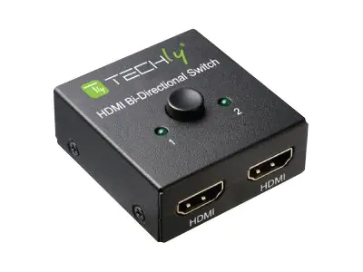 TECHly - Video/Audio-Schalter - 2 x HDMI - Desktop
