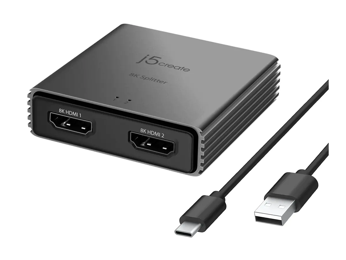 j5create JDSH812 - Video-/Audio-Splitter - 8K
