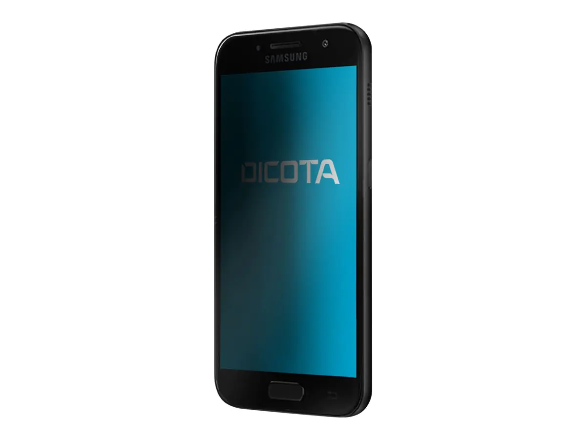 Dicota Secret - Bildschirmschutz für Handy - mit Sichtschutzfilter - 4-Wege - klebend - Schwarz - für Samsung Galaxy A3 (2017)