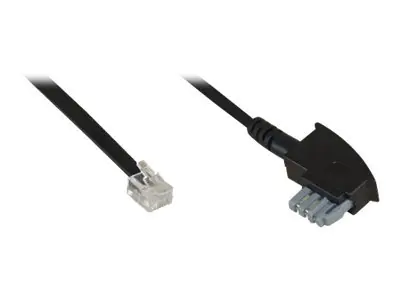 InLine - Telefonkabel - RJ-12 (M) zu TAE-N (M) - 6 m