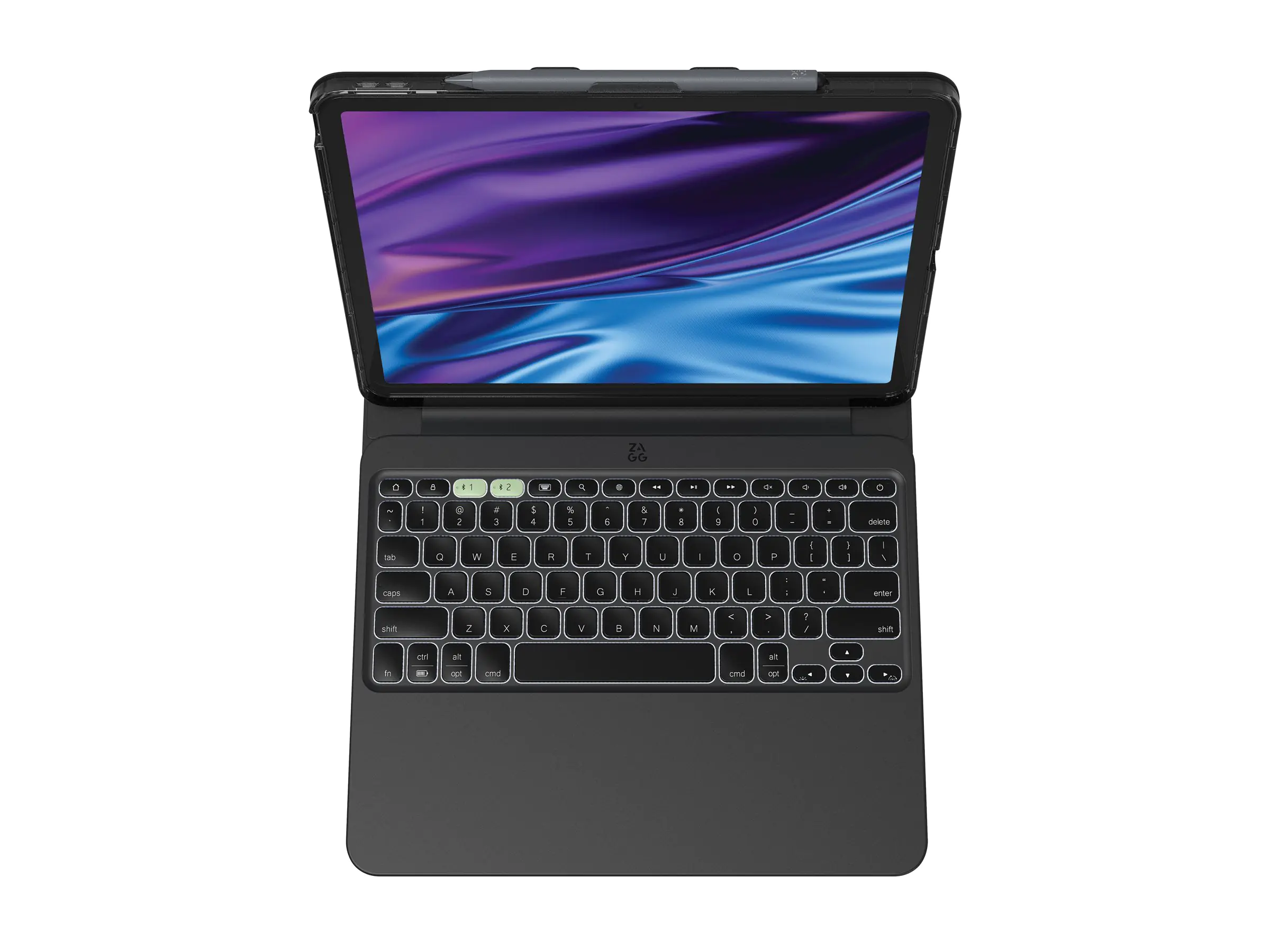 ZAGG Pro Keys 2 - Tastatur und Foliohülle (Folienabdeckung)