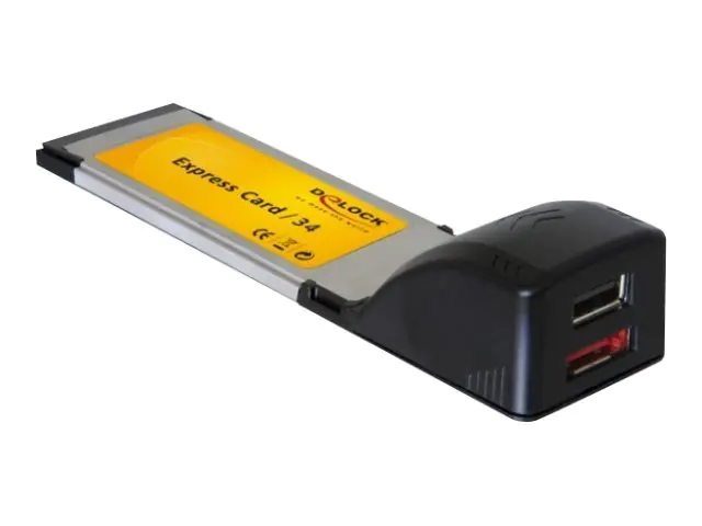 Delock Express Card to USB 2.0/eSATA - Speicher -Controller