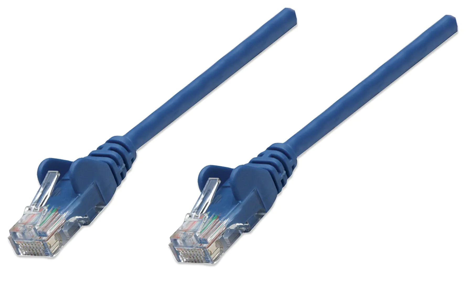 Manhattan Patch-Kabel RJ-45 (M) RJ-45 (M) 318129 UTP-Kabel CAT 5e 45 cm Blau