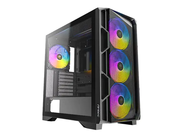 Antec AX1000 ARGB - Mid tower - E-ATX - Seitenteil mit Fenster (gehärtetes Glas)