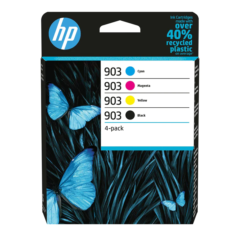 HP 903 - 4er-Pack - Schwarz, Gelb, Cyan, Magenta - Original - Tintenpatrone - für Officejet 69XX; Officejet Pro 69XX