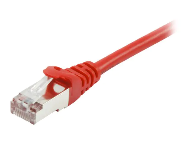 equip - Patch-Kabel - RJ-45 (M) zu RJ-45 (M) - 30 m - SFTP, PiMF - CAT 6a - geformt, verseilt - Rot