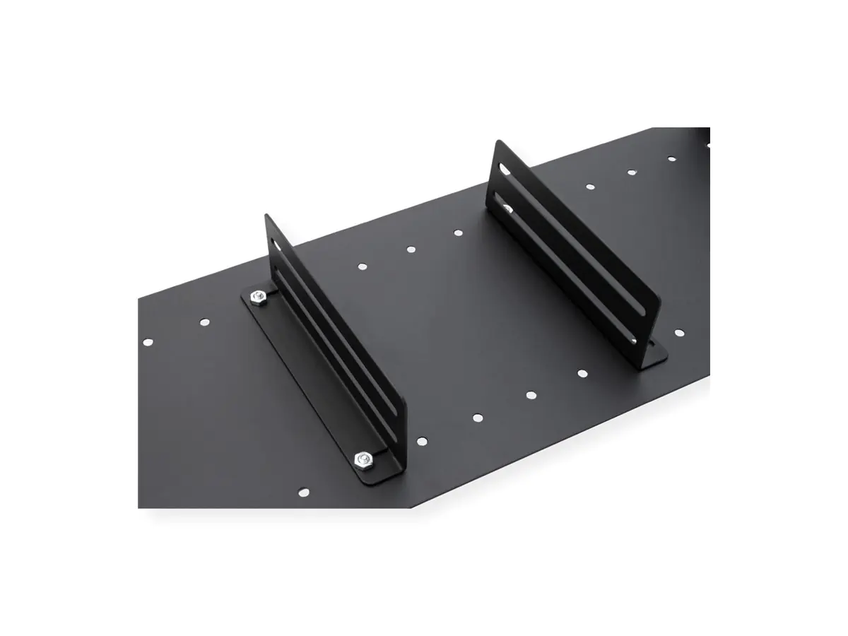 VALUE Rack - Regal - mit 2 verstellbaren Trennwänden - Schwarz - 1U - 48.3 cm (19") 26.99.0341