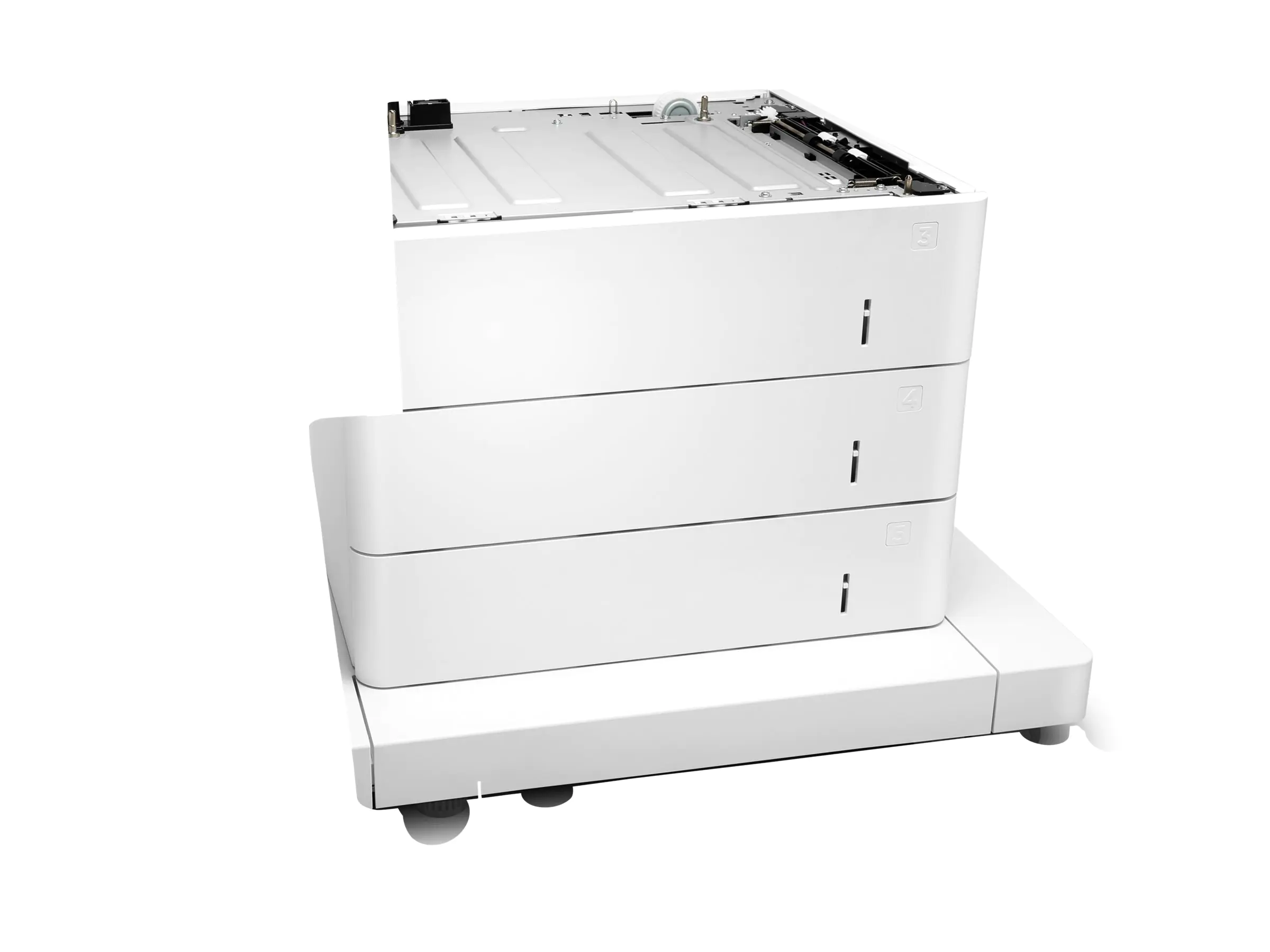 HP Papierzuführung mit Schrank - Druckerbasis mit Medienzuführung - 1650 Blätter in 3 Schubladen (Trays) - für LaserJet Enterprise MFP M634; LaserJet Enterprise Flow MFP M634, MFP M635, MFP M636