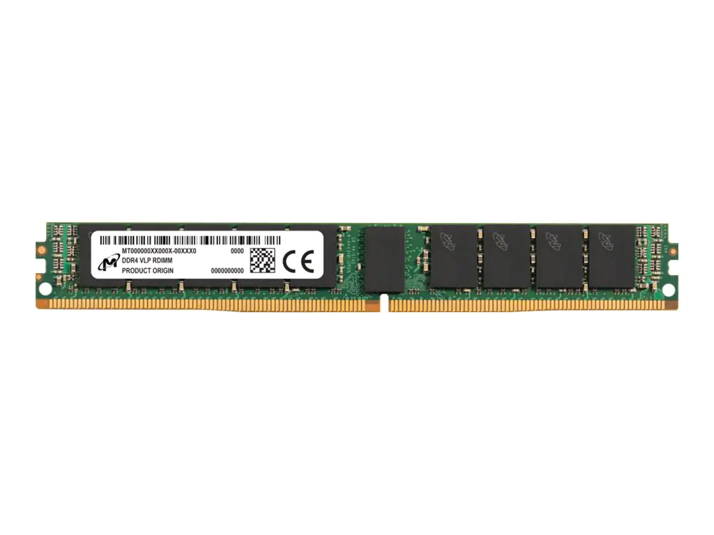 Crucial Micron - DDR4 - Modul - 32 GB - DIMM 288-PIN - 3200 MHz / PC4-25600 - CL22 - 1.2 V - registriert - ECC - VMware vSphere Loyalty Program (VLP) MTA18ADF4G72PZ-3G2R