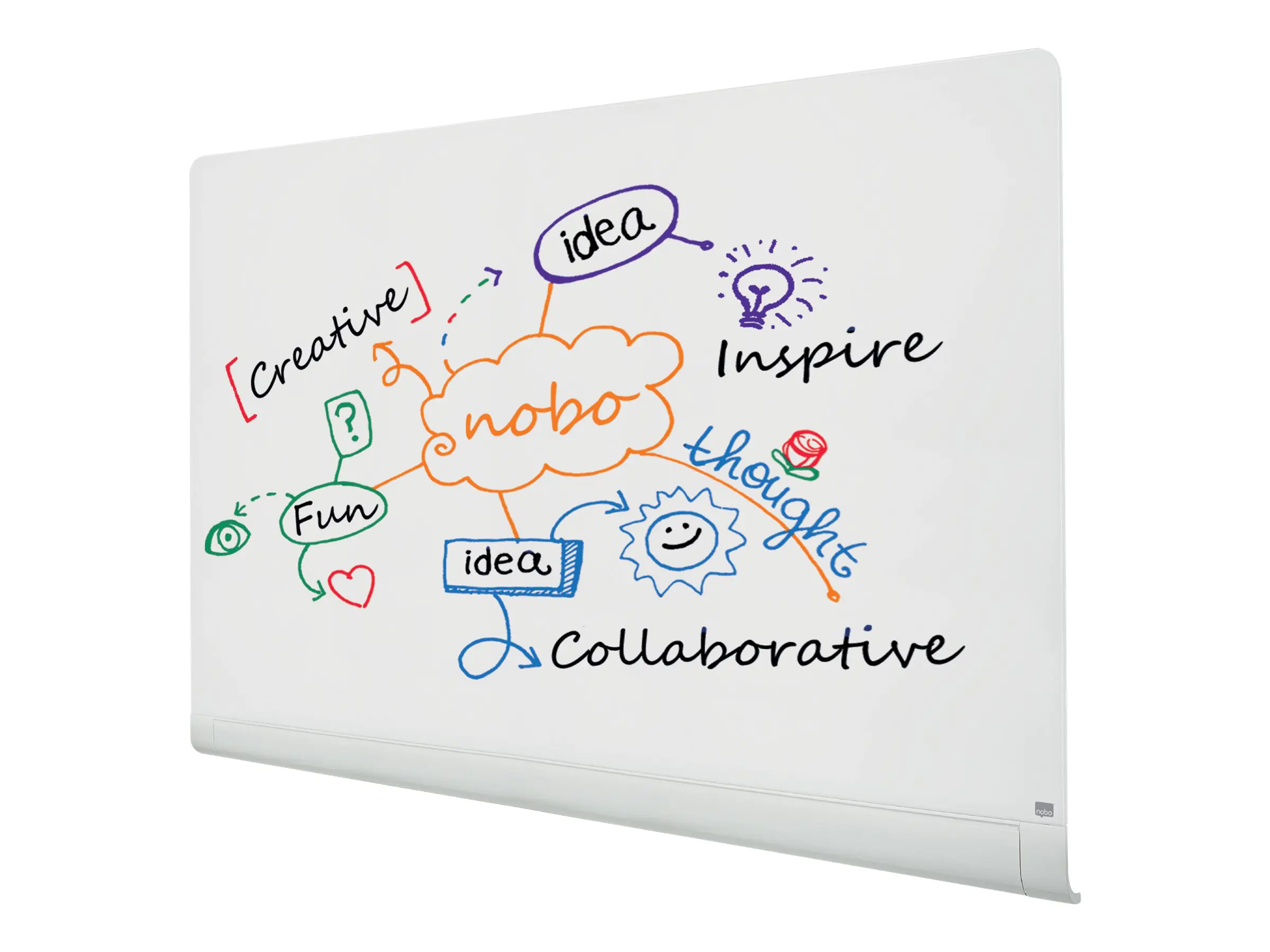 Nobo Diamond - Whiteboard - geeignet für Wandmontage 1905193