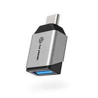 ALOGIC Ultra Mini - USB-Adapter - 24 pin USB-C (M) zu USB Typ A (W) - USB 3.1 Gen 1 - Space-grau, Schwarz