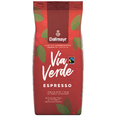 Dallmayr Espresso Via Verde ganze Bohne 1.000 g/Pack.