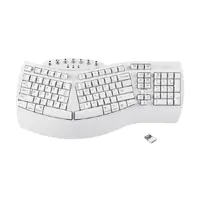 Perixx PERIBOARD-612W DE ergonomische Tastatur Dualmodus Funk/Bluetooth Windows/Mac - Tastatur -