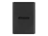 Transcend ESD270C - SSD - 1 TB - extern (tragbar) - USB 3.1 Gen 2 - 256-Bit-AES - Schwarz