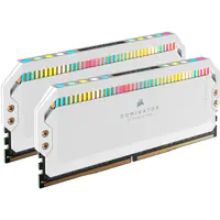CORSAIR Dominator Platinum RGB - DDR5 - Kit - 64 GB: 2 x 32 GB - DIMM 288-PIN - 5200 MHz / PC5-41600 - CL40 - 1.25 V - weiß