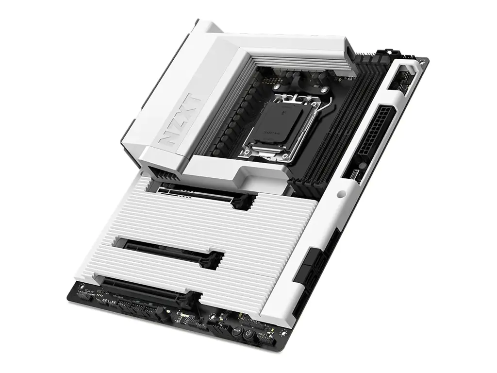 NZXT N7 B850 WiFi White AM5 Cover N7-B85XT-W1 - Mainboard - AMD Sockel AM5 (Ryzen Zen4)